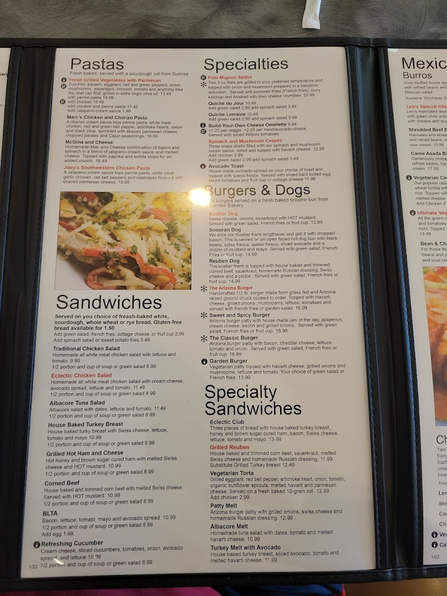 Eclectic Cafe Menu - Image 3